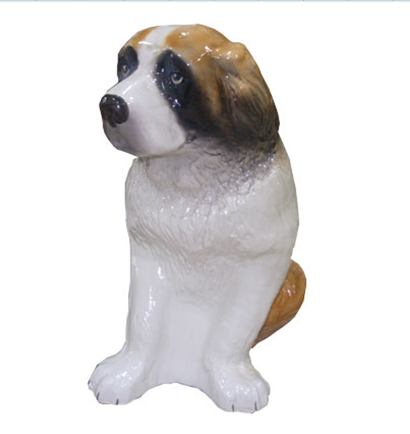Скульптура собака Сенбернар